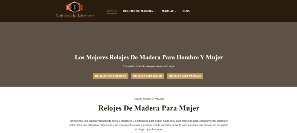 Relojes de Madera